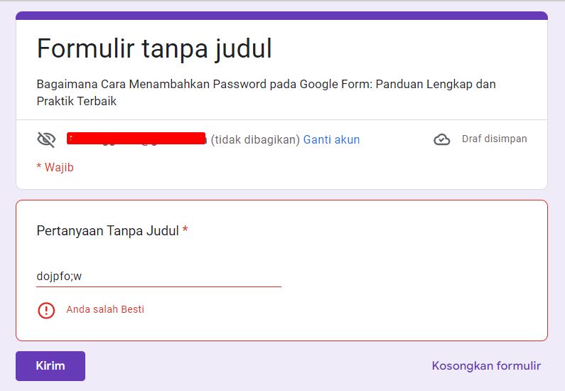 Cara Menambahkan Password pada Google Form: Panduan Lengkap dan Praktik Terbaik