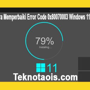 Cara Memperbaiki Error Code 0x80070003 Windows 11, 10