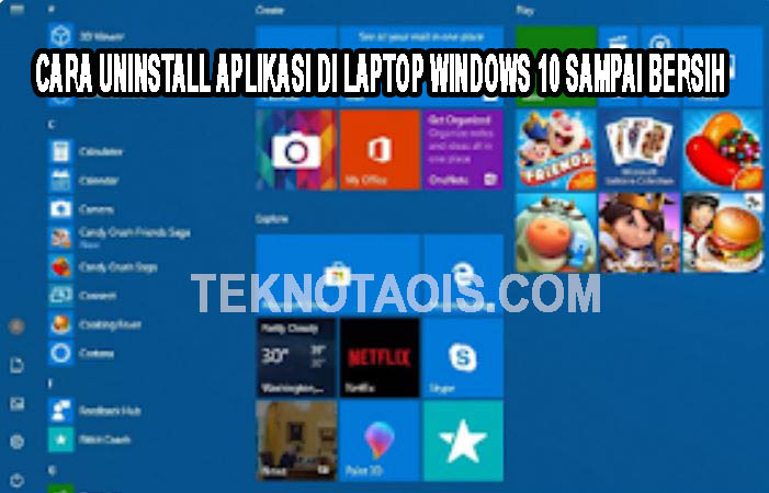 cara menghapus game bawaan windows 10