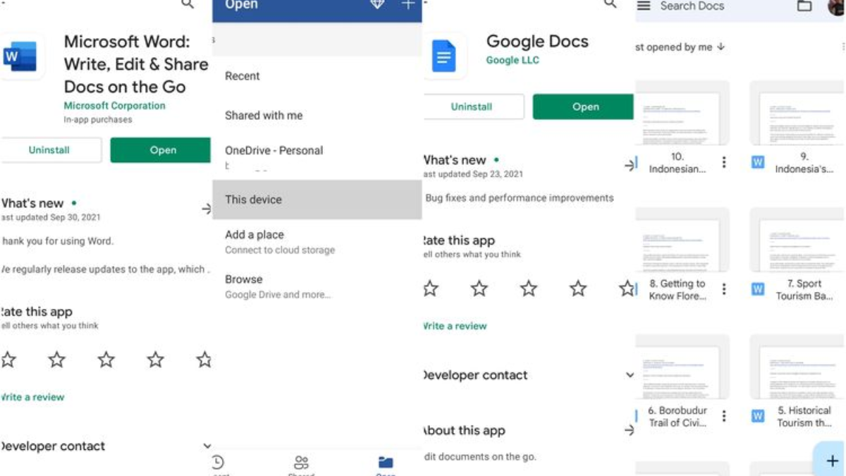 Cara Buka File DOCX di Android 
