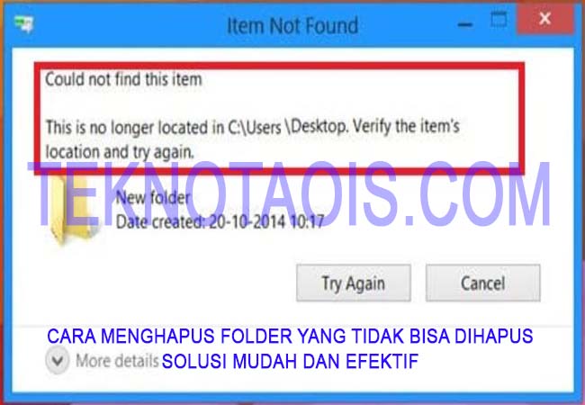 Cara Menghapus Folder yang Tidak Bisa Dihapus: Solusi Mudah dan Efektif